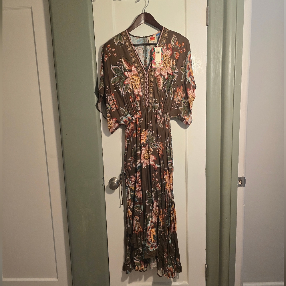 Anthropologie Farm Rio Floral Maxi Dress - Picture 8 of 11